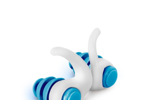 Amila Ωτοασπίδες Κολύμβησης Swimming Earbuds Aquatic ? Μπλε  Λευκό (47046)