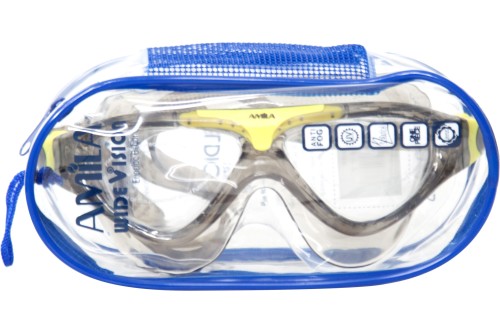 Amila Γυαλιά Κολύμβησης Amila L1004Yaf Γκρικίτρινο (47177)