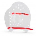 Amila Ανταλλακτικό Λουρί για τα Πτερύγια Κολύμβησης Κόκκινο