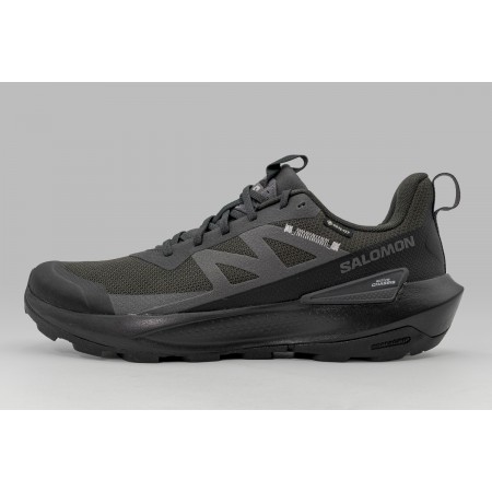 Salomon Elixir Activ Gore-Tex Παπούτσια Πεζοπορίας Ανθρακί, Μαύρα