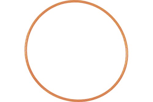Amila Χούλα-Χουπ Δίχρωμο 70Cm - Φ18Mm - 260Gr (48024)