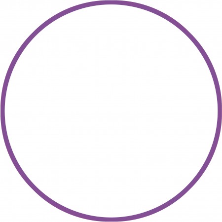 Amila Χούλα-Χουπ 70Cm - Φ19Mm - 260Gr, Μωβ 