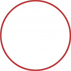 Amila Χούλα-Χουπ 70Cm - Φ19Mm - 175Gr, Κόκκινο (48057)