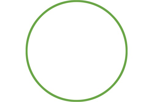 Amila Χούλα-Χουπ 70Cm - Φ19Mm - 175Gr, Πράσινο (48059)