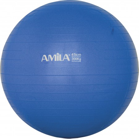 Amila Μπάλα Γυμναστικής Amila Gymball 45Cm Μπλε Bulk 