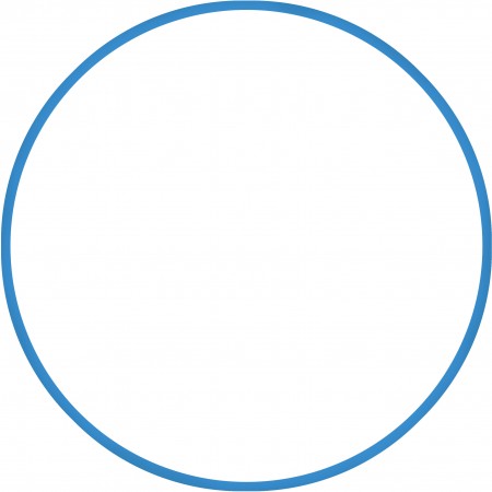 Amila Χούλα-Χουπ 70Cm - Φ19Mm - 230Gr, Μπλε 