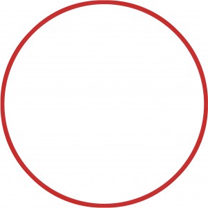 Amila Χούλα-Χουπ 76Cm - Φ18Mm - 185Gr, Κόκκινο (48162)