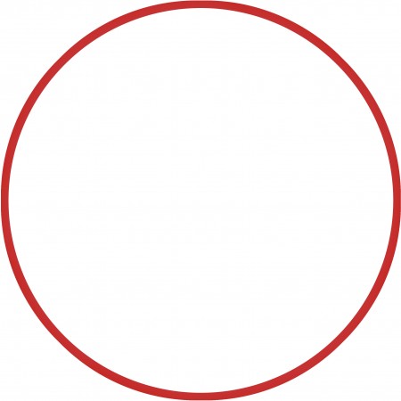 Amila Χούλα-Χουπ 76Cm - Φ18Mm - 185Gr, Κόκκινο 