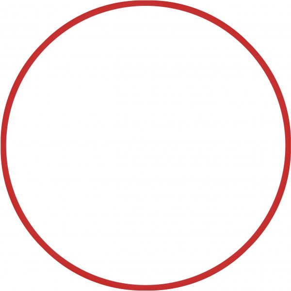 Amila Χούλα-Χουπ 76Cm - Φ18Mm - 185Gr, Κόκκινο (48162)