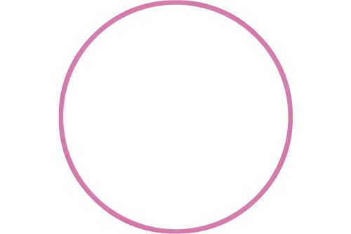 Amila Χούλα-Χουπ 60Cm - Φ18Mm - 155Gr, Ροζ (48167)