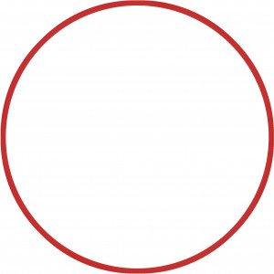 Amila Χούλα-Χουπ 60Cm - Φ18Mm - 155Gr, Κόκκινο (48168)