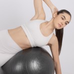 Amila Gymball 55Cm Μαύρη Bulk (48412)