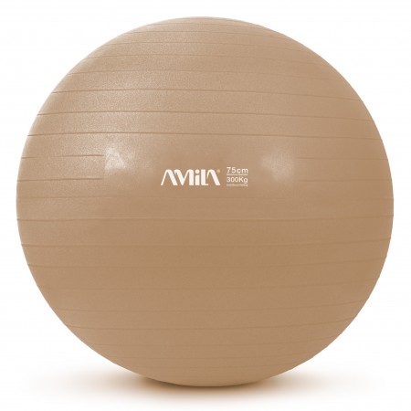 Amila Μπάλα Γυμναστικής Amila Gymball 75Cm Χρυσή Bulk 
