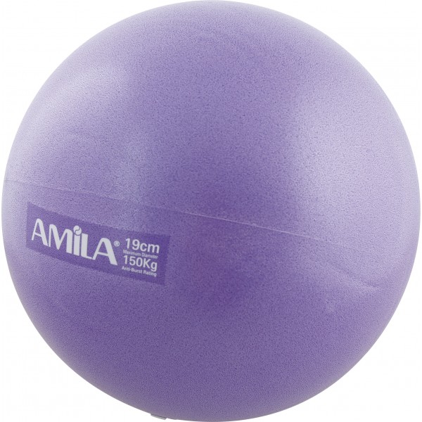 Amila Μπάλα Γυμναστικής Amila Pilates Ball 19Cm Μωβ Bulk (48430)