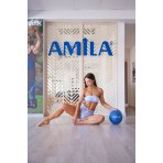 Amila Μπάλα Γυμναστικής Amila Pilates Ball 19 Cm Μπλε Bulk (48432)
