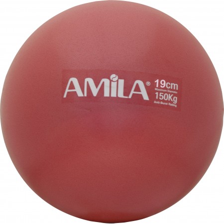 Amila Μπάλα Γυμναστικής Amila Pilates Ball 19Cm Κόκκινη Bulk 