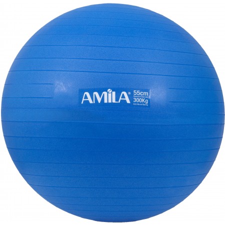 Amila Μπάλα Γυμναστικής Amila Gymball 55Cm Μπλε Bulk 