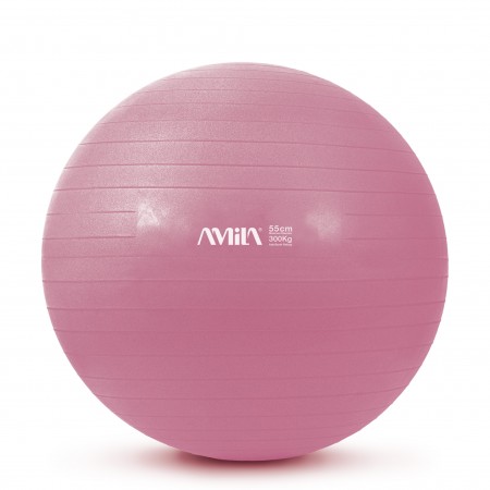 Amila Μπάλα Γυμναστικής Amila Gymball 55Cm Ροζ Bulk 