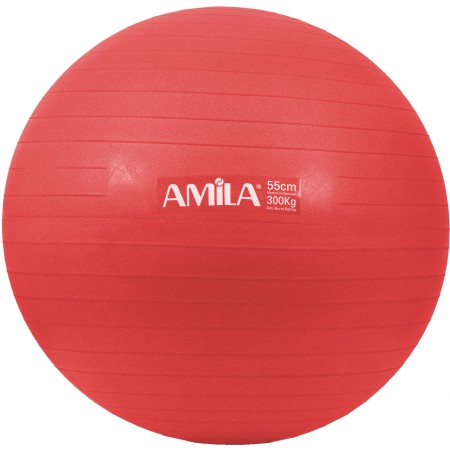 Amila Μπάλα Γυμναστικής Amila Gymball 55Cm Κόκκινη Bulk 