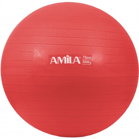 Amila Μπάλα Γυμναστικής Amila Gymball 75Cm Κόκκινη Bulk 