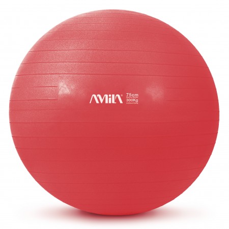 Amila Μπάλα Γυμναστικής Amila Gymball 75Cm Κόκκινη Bulk 