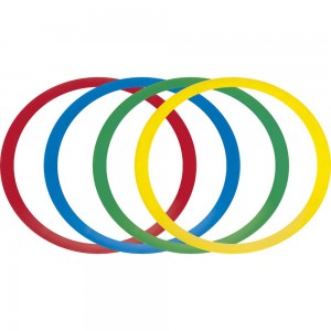 Amila Δαχτυλίδια Επιτάχυνσης Σετ 10 Τεμαχίων Κόκκινο (48592)