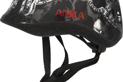 Amila Προστατευτικό Κράνος Μαύρο Pvc Medium (48995)