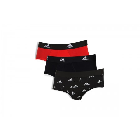 Adidas Performance Active Flex Cotton 3 Pk Brief Εσώρουχα Σλιπ 3-Τεμάχια 