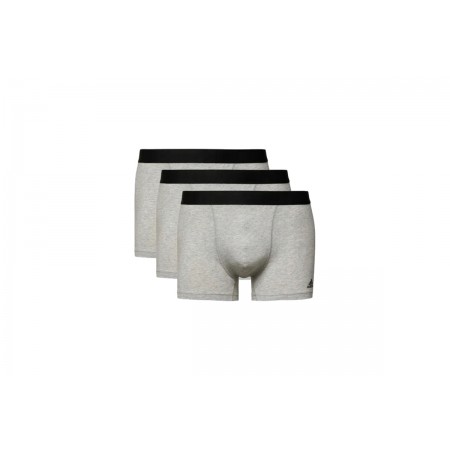 Adidas Performance Active Flex Cotton 3 Pk Trunk Εσώρουχα Boxer 3-Τεμάχια 