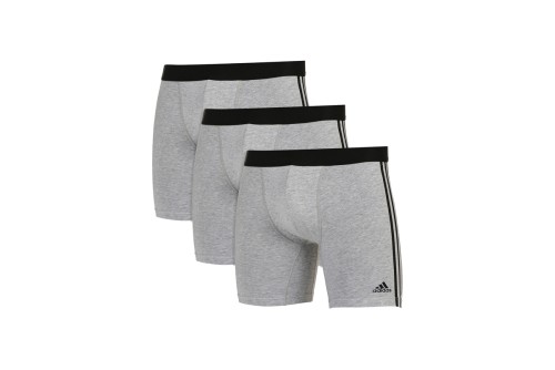 Adidas Performance Active Flex Cotton Εσώρουχο Boxer 3-Τεμάχια (4A2M03 GREY MELANGE)