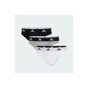 Adidas Performance Thong Εσώρουχο String  Γυναικείο 3-Τεμάχια (4A3P79 BLACK-WHITE-GREY)