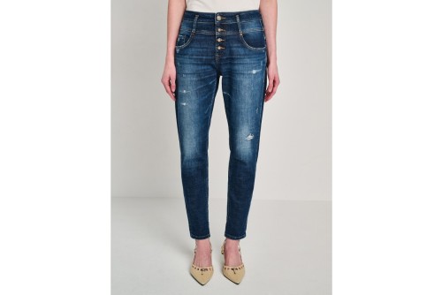 Staff Irene Γυναικείο Τζιν Παντελόνι-Boyfriend Fit Cropped Typos (5-907.070.S2.055 TYPOS)