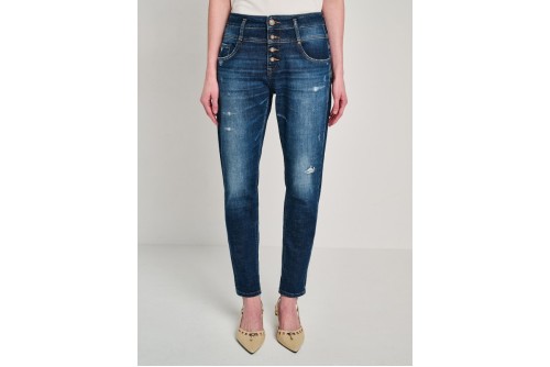 Staff Irene Γυναικείο Τζιν Παντελόνι-Boyfriend Fit Cropped Typos (5-907.070.S2.055 TYPOS)
