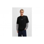 Hugo Nalono Unisex Κοντομάνικο T-Shirt Μαύρο