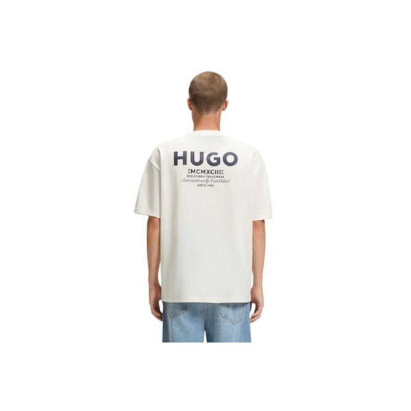 Hugo Nalono Logo Print T-Shirt Ανδρικό (50509776 125)