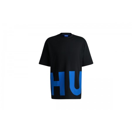Hugo Boss Nannavaro Ανδρικό Κοντομάνικο T-Shirt Μαύρο, Ρουά