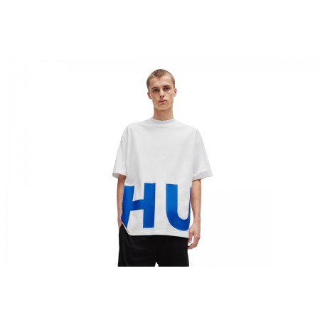 Hugo Boss Nannavaro Ανδρικό Κοντομάνικο T-Shirt Λευκό, Ρουά