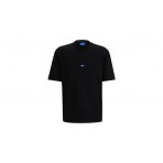Hugo Boss Nieros Ανδρικό Κοντομάνικο T-Shirt Μαύρο