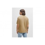 Hugo Nieros Ανδρικό Κοντομάνικο T-Shirt Μπεζ
