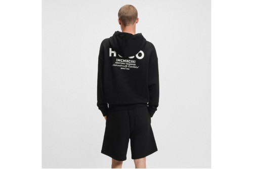 Hugo Nazardo Cotton Terry With Logo Details Hoodie Ανδρικό (50510724 005)