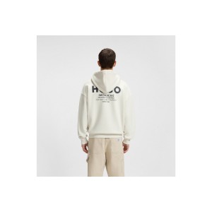 Hugo Nazardo Cotton Terry With Logo Details Hoodie Ανδρικό (50510724 125)
