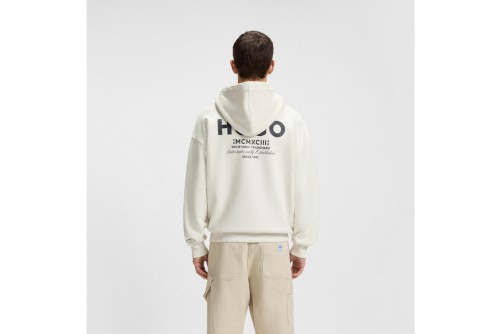 Hugo Nazardo Cotton Terry With Logo Details Hoodie Ανδρικό (50510724 125)