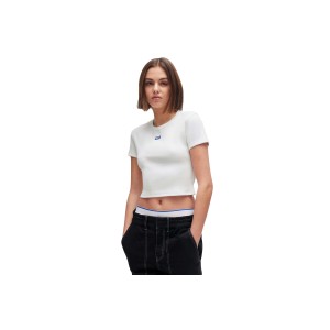 Hugo Baby B Crop Top Κοντομάνικο Γυναικείο (50510749 100)