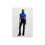 Hugo Baby B Γυναικείο Κοντομάνικο Crop Top T-Shirt Ρουά