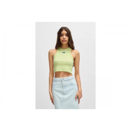 Hugo Baby Tank_B Crop Top Αμάνικο Γυναικείο 