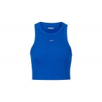 Hugo Baby Crop Top Γυναικείο Αμάνικο Crop Top Ρουά