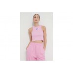 Hugo Baby Crop Top Γυναικείο Αμάνικο Crop Top Ροζ