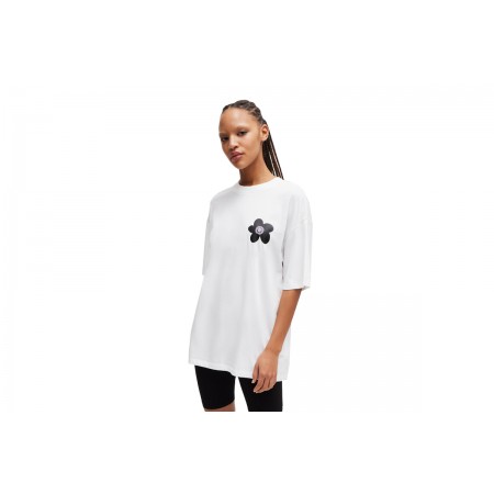 Hugo Boss Tee B Γυναικείο Κοντομάνικο T-Shirt Λευκό