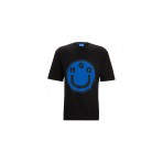 Hugo Boss Nimper Unisex Κοντομάνικο T-Shirt Μαύρο