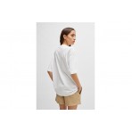 Hugo Boss Nimper Unisex Κοντομάνικο T-Shirt Λευκό